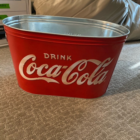 Coca Cola Other - Coca Cola Beverage Tub, Ice Tub, Coca Cola Cooler, Galvanized Tub, Magazine🥤🧊❤️